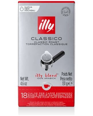 Illy – CLASSICO – E.S.E. Pads 44mm 18 Stk. Illy – CLASSICO – E.S.E. Pads 44mm 18 Stk.