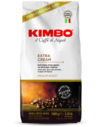 KIMBO Extra Cream Bohnen 1kg KIMBO Extra Cream Bohnen 1kg
