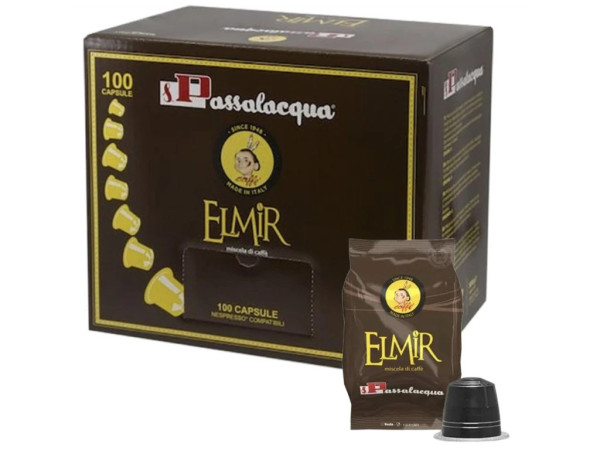 Passalacqua Elmir Kapseln – 100 Stück | Kompatibel mit Nespresso® Passalacqua Elmir Kapseln – 100 Stück | Kompatibel mit Nespresso®
