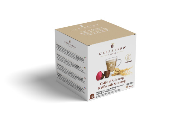 L’ESPRESSO Ginseng Nespresso® kompatibel* – 10er Pack L’ESPRESSO Ginseng Nespresso® kompatibel* – 10er Pack