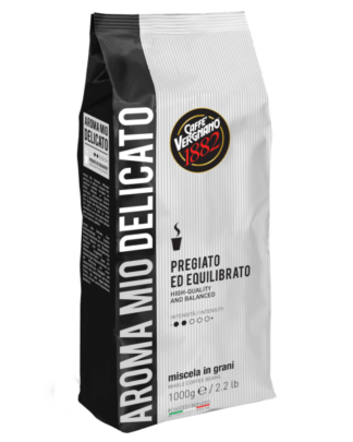 Vergnano Aroma Mio Delicato – 1 kg ganze Bohnen