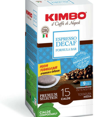 KIMBO Pads Espresso Decaffeinato – 15er Pack