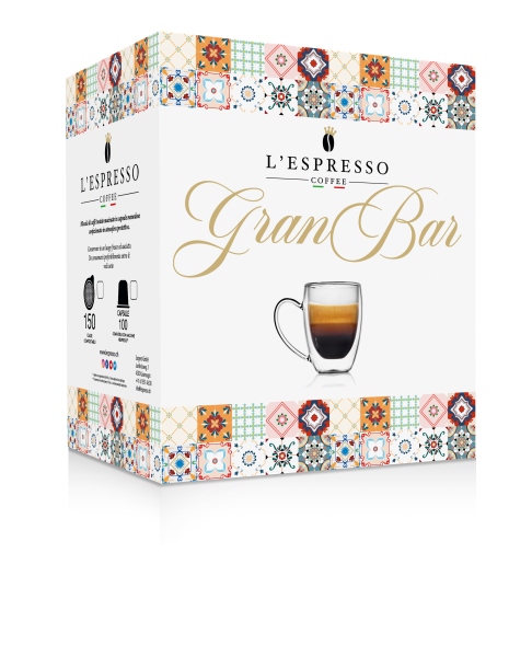 L’ESPRESSO Gran Bar Nespresso® kompatibel* – 100er Pack L’ESPRESSO Gran Bar Nespresso® kompatibel* – 100er Pack